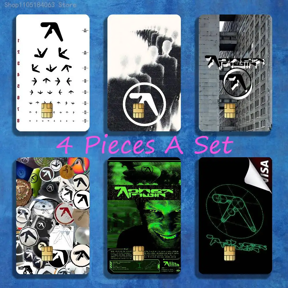 

Album A-Aphex T-Twin Logo Stickers Credit Visa Debit Bank Charge Card Bus Metro Waterproof Sticker Decal Decoration