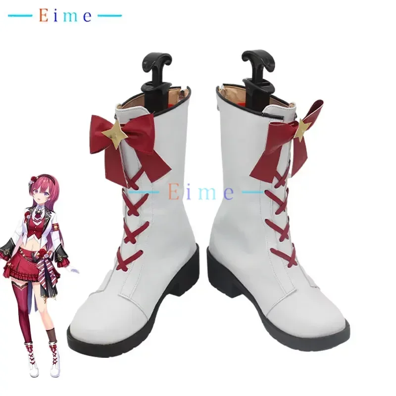 

Amagase Muyu Cosplay Shoes PU Leather Shoes Halloween Carnival Boots Vtuber Cosplay Prop Custom Made