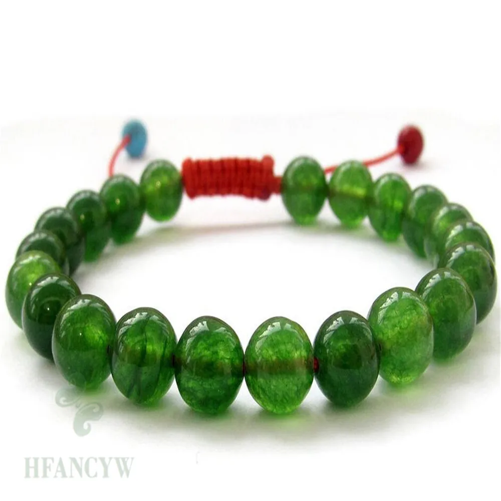 

Green Gemstone Beads Mala Adjustable Bracelet Bangle Teens Ethnic Gift Bangle Classic Stackable Artisan Men
