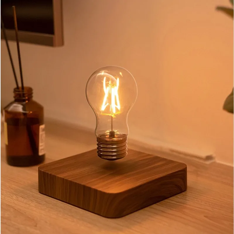 Minimal Rotation Wireless Power Supply Maglev Light Bulb