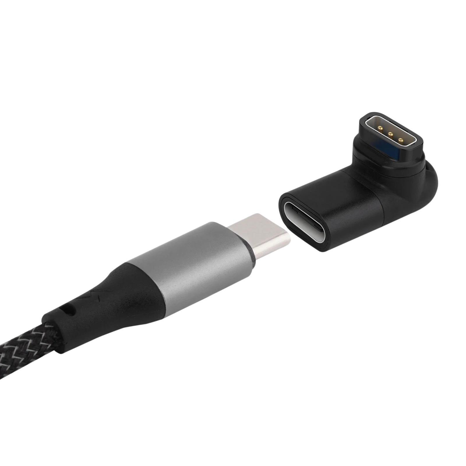 USB-C Charger Converter for COROS PACE4 PACE Pro APEX4(46MM/42MM) USB-C Charging Cable Adapter 90 Degree Watch Charger Connector