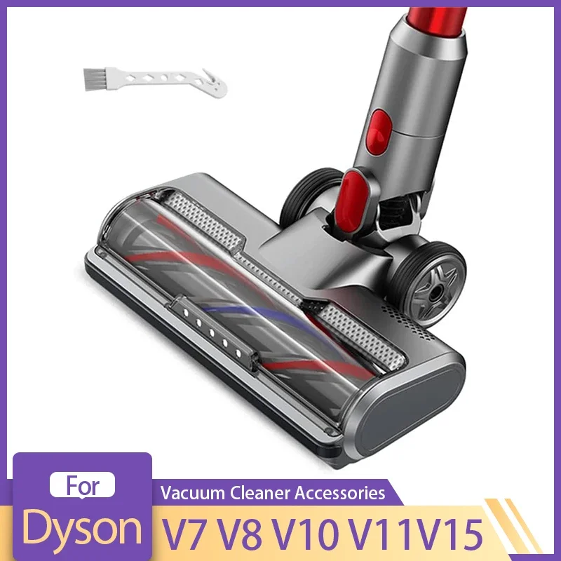 Motorized Vacuum Cleaner Head For Dyson V7 V8 V10 V11 V15 Vacuum Cleaner Sweeper Accessories Roller Floor Brush Replacement