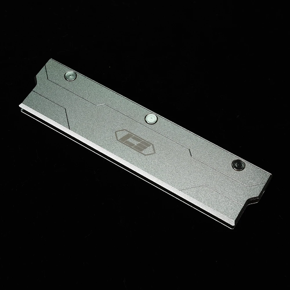 IceManCooler RAM Speicher Kühlkörper Disspation Weste, Volle Kupfer, Dienen DDR5,DDR4,DDR3, helle Silber, Thermische Pad Enthalten