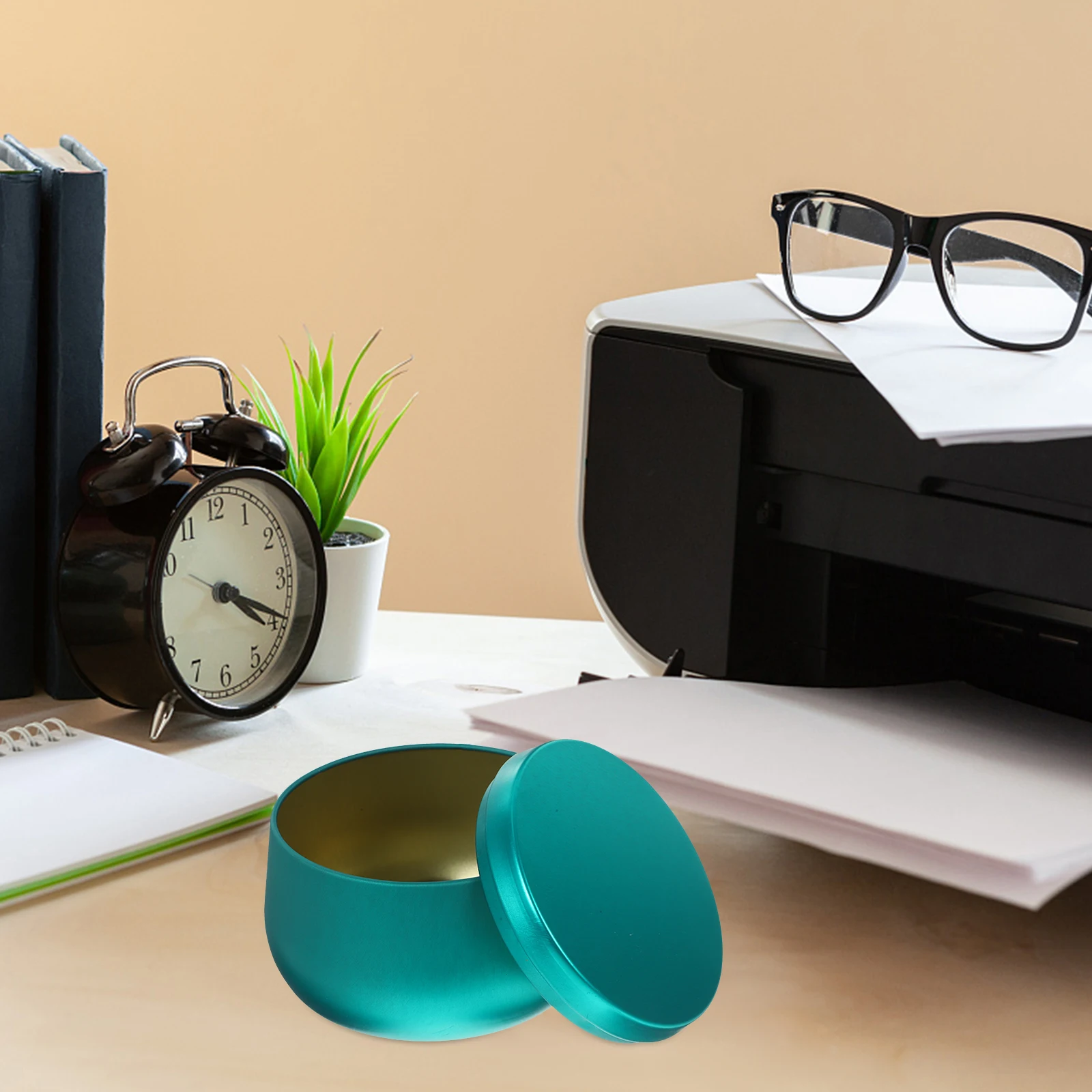 

12Pcs Sturdy Tinplate Tea Canisters Multi Use Gift Packaging Home Decor Jars Tea Storage Can Craft Can