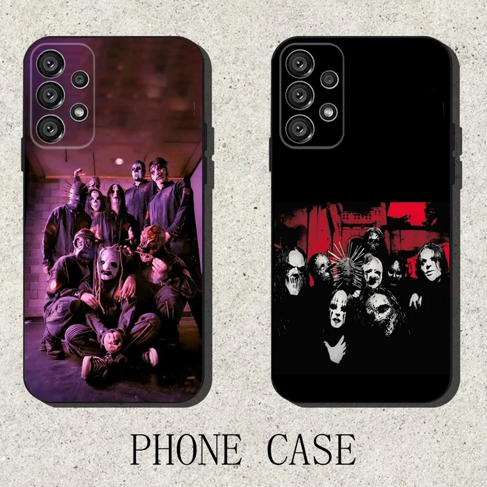 

Band S-SlipknotS Phone Case For Samsung S25,S24,S21,S22,S23,S30,Ultra,S20,Plus,Fe,Lite,Note,10,9,5G Black Cover
