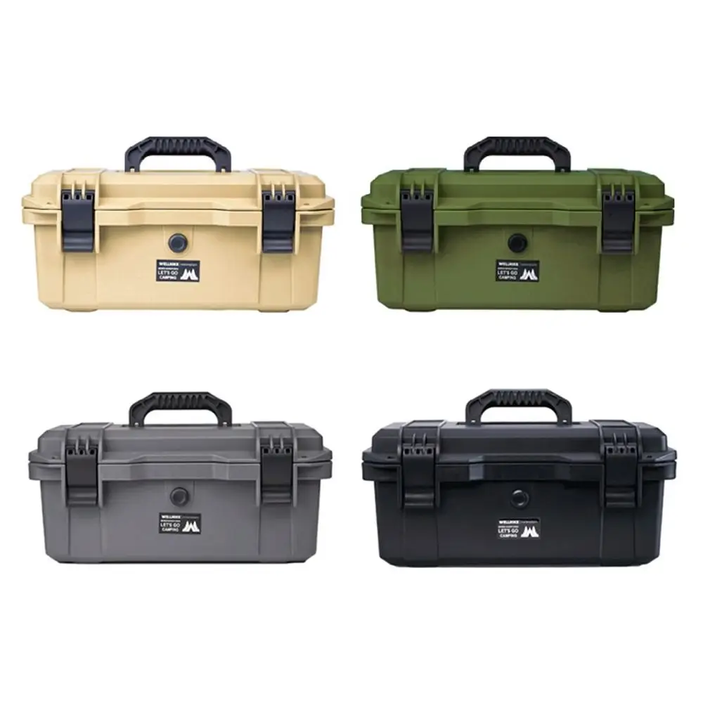 

Portable Hockproof Tool Box Plastic Waterproof Electric Tool Storage Thicken Protective Canping Sorting Box Household