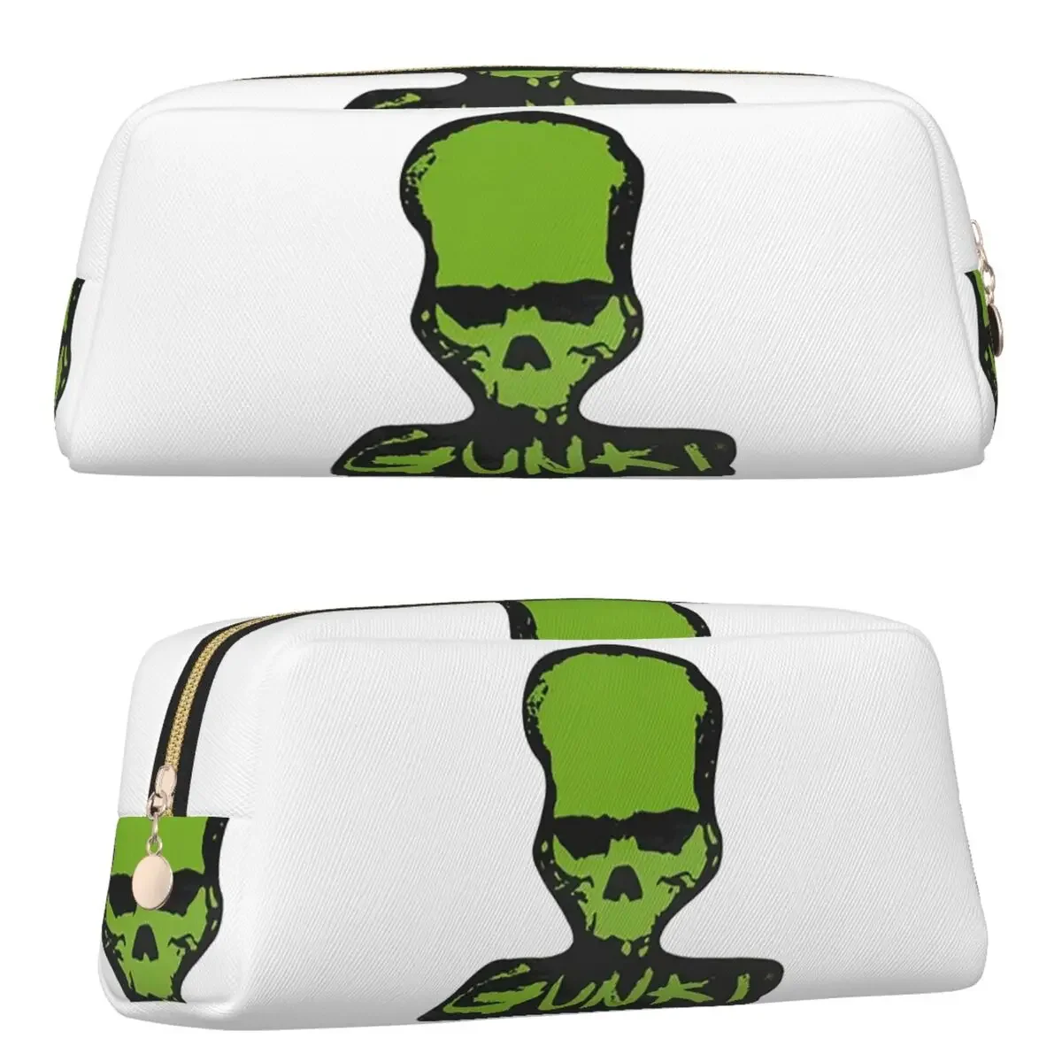 Gunki Logo Angling Skull Fishing Gunki Pencil Cases for Students Gifts Pen Box Pencil Bag Pencil Pouch Storage Stationery