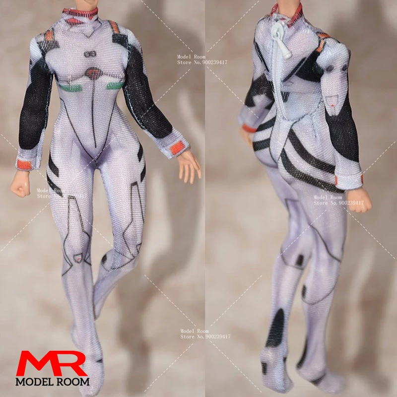 1/12 Scale Female Cosplay Combat Suit Bodysuit Jumpsuit Clothes Model Fit 6'' Romankey Soldier Action Figure Body Dolls view 4