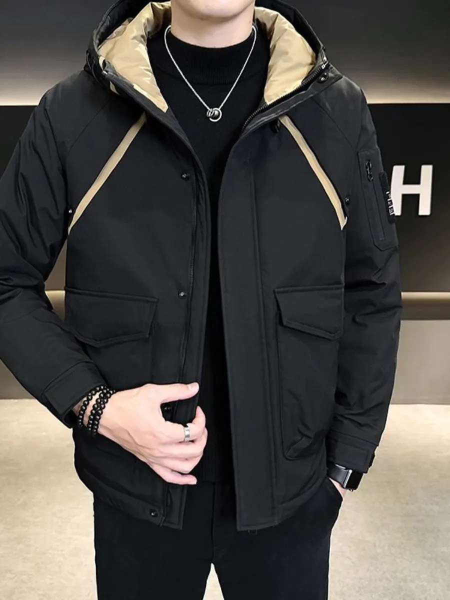 

Мужская зимняя куртка Thiened 2025: Новинка, повседневная, модная, хлопковая, с множеством карманов, съемным капюшоном, длинными рукавами, воротником-стойкой...