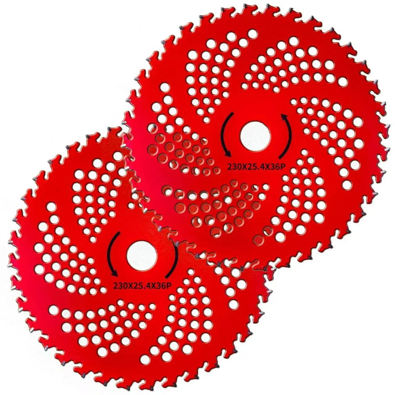 36 Teeth Carbide Tipped Blades Manganese Steel Brush Cutter Trimmer Blades For Weed Brush Cutter Trimmer Lawn Care Farmer Tools