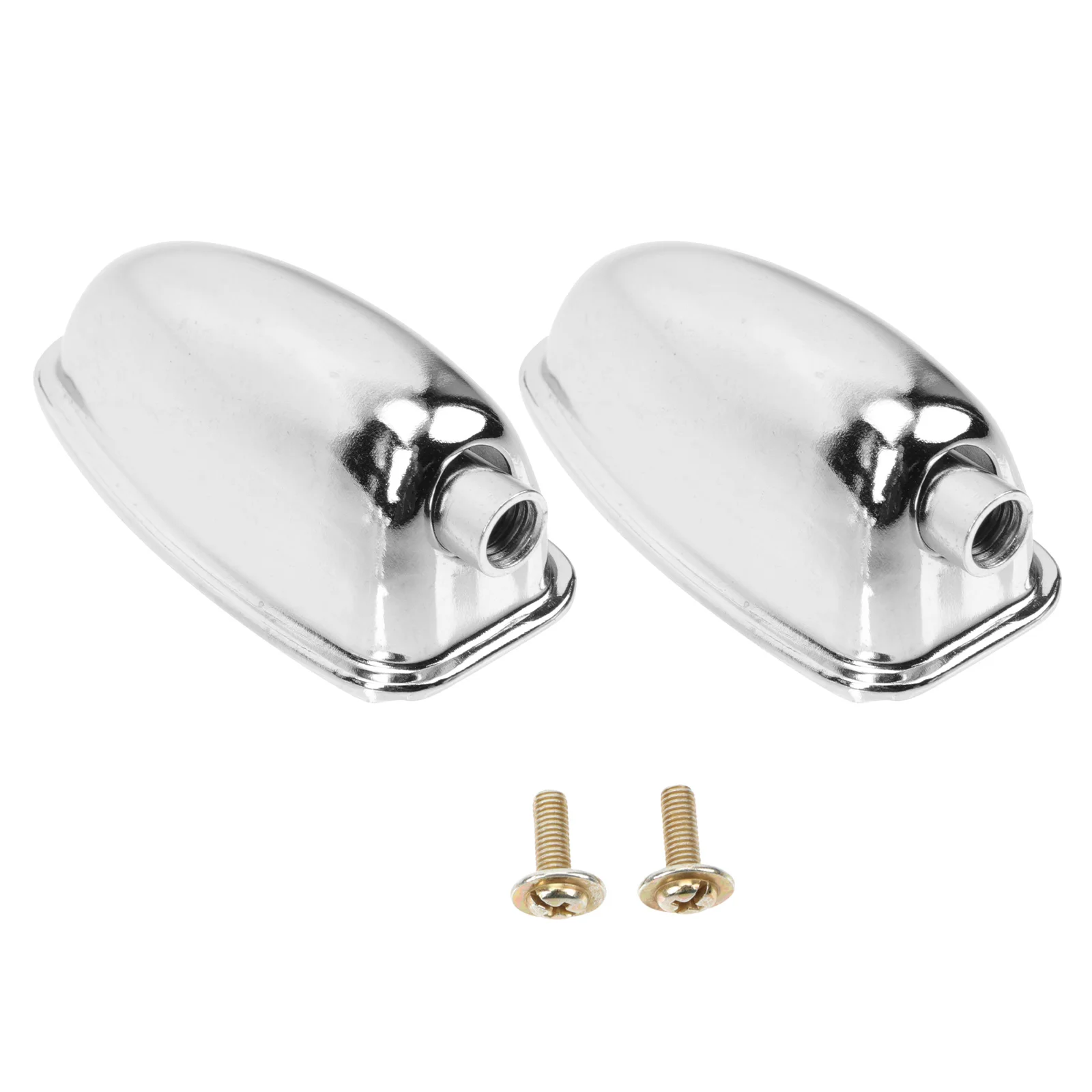 

2Sets Snare Drum Lugs Metal Connectors Durable Silver Replacement Parts for Drum Set Accessories Instrument Supplies
