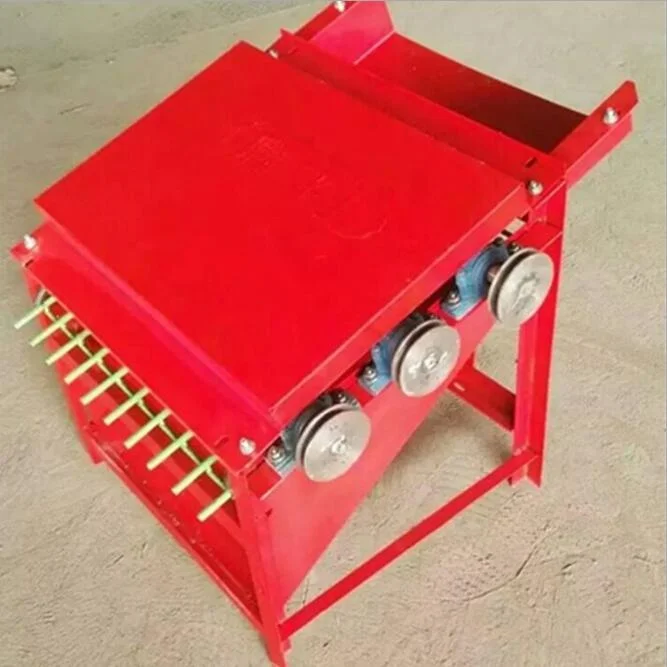 high Efficient 99% shelling rate sunflower seed thresher hulling machine price with 3 roller