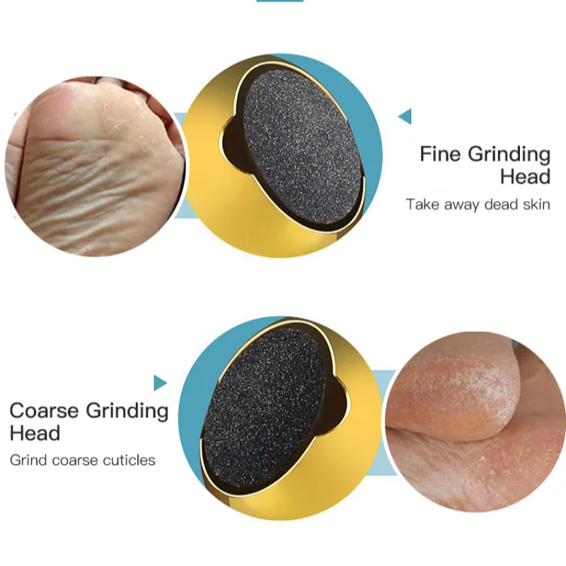 เครื่องมือดูแลเท้าแบบมืออาชีพที่ขัดกำจัดหนังด้านและเท้าด้วยไฟฟ้า