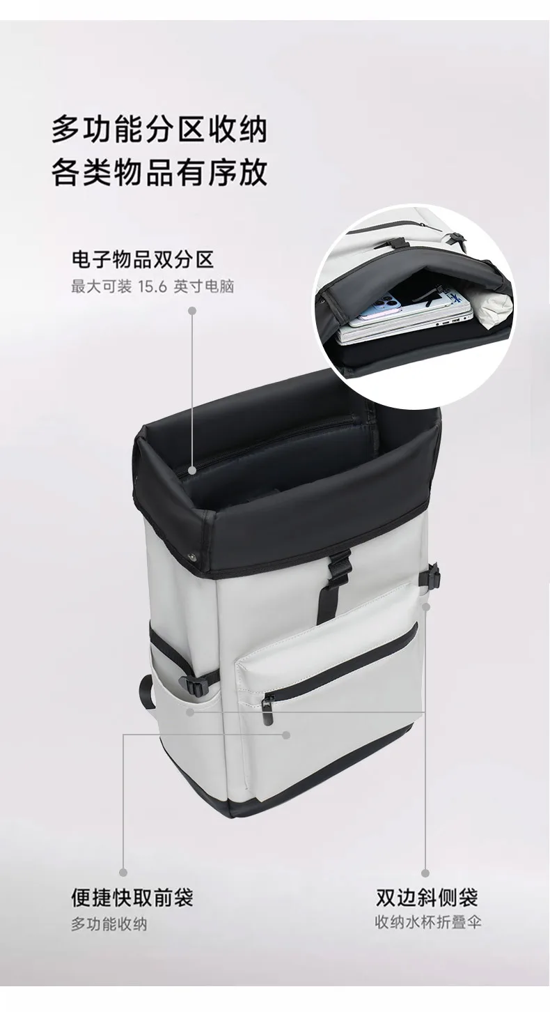 2025 Nuovo zaino da uomo casual High-end Feeling Zaini di grande capacità quando viaggia zaini Grande capacità Mochila homens