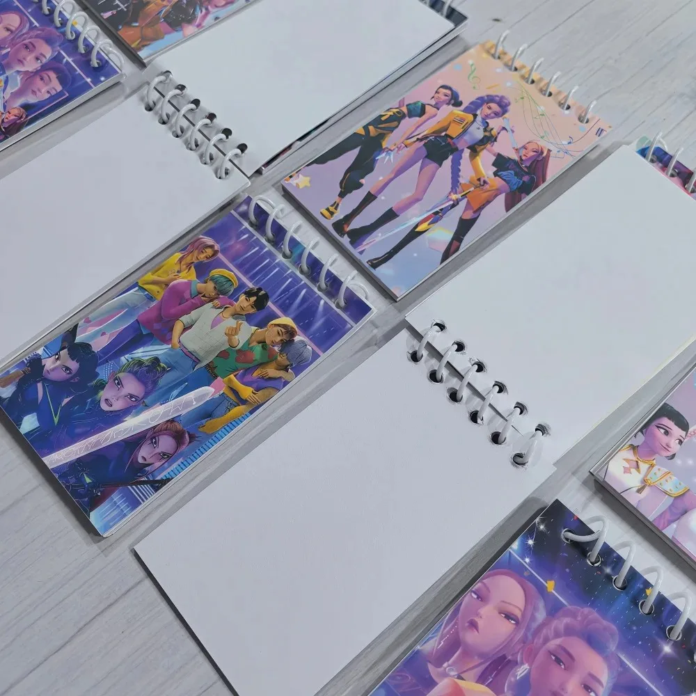 Lot de 10 carnets 2026, idéal pour le bureau, la papeterie scolaire, carnet à feuilles mobiles, fournitures de fête sur le thème de l'anime