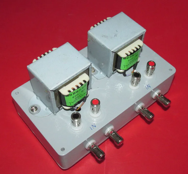 

Isolated power amplifier impedance power matching calibration transformer for high-power power amplifier and low-power horn