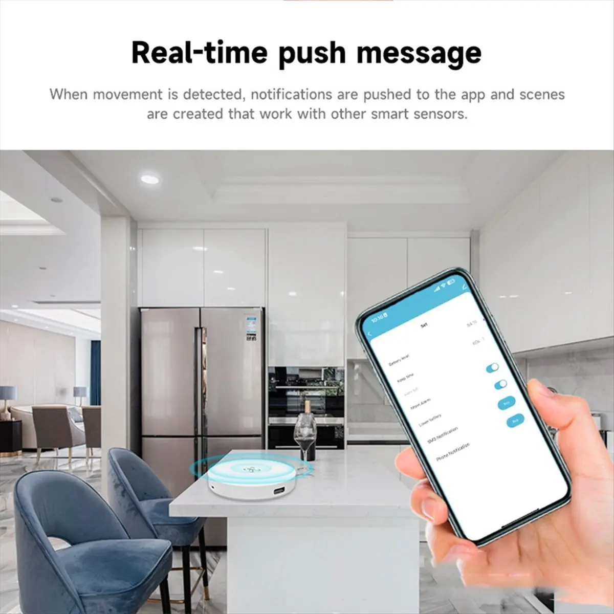 OK Tuya WiFi Human Presence Sensor Motion Sensor 24G Radar Detection Smart Home Remote Control Security Protect