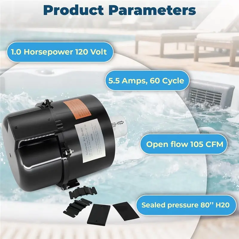 L65A-6310131 Spa Blower For Air Supply, For Pool Hot Tub & Spa