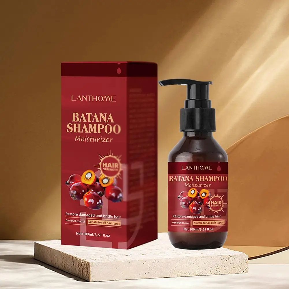 Batana Shampoo Moisturizer, Herstellen Beschadigd En Broos Haar, Suitale Voor Alle Haartypes, 100Ml/3.51fl. Oz T0c9