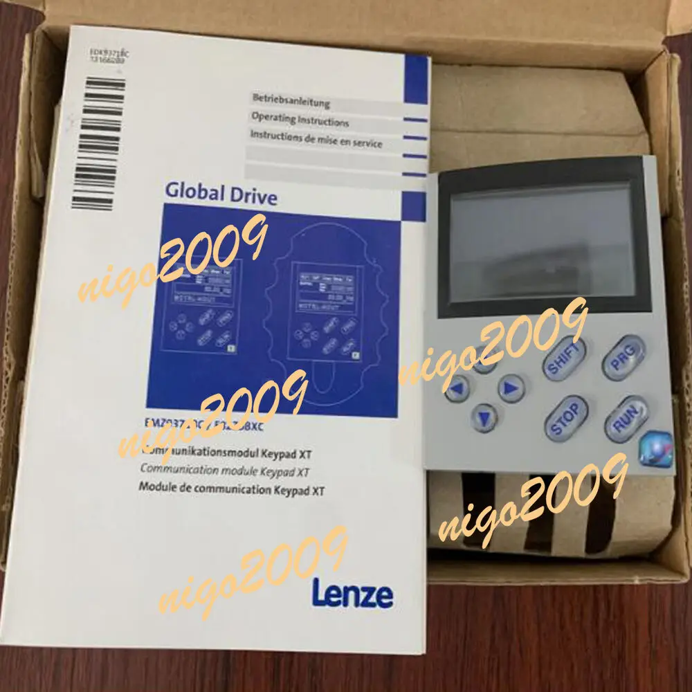 Inversor Lenze original na caixa, painel de controle, DHL, Fedex, EMZ9371BC, 9300, 1Pc