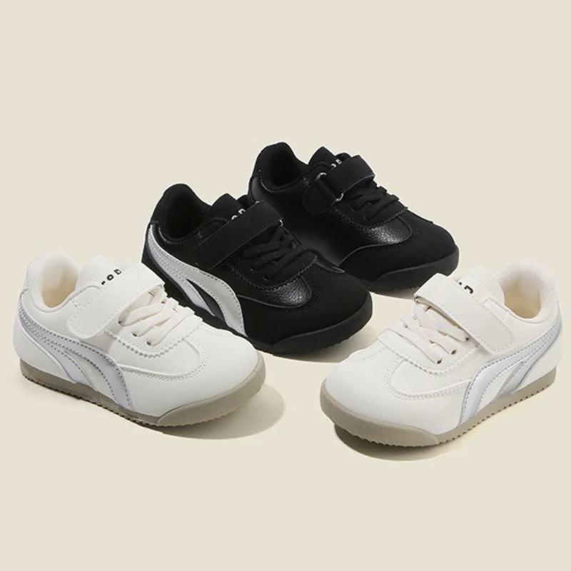 Kids Trendy Shoes for Boys and Girls Flat Casual Shoes Student Outdoor Sneakers Kids Non-Slip Wear-Resistant Versatile Style