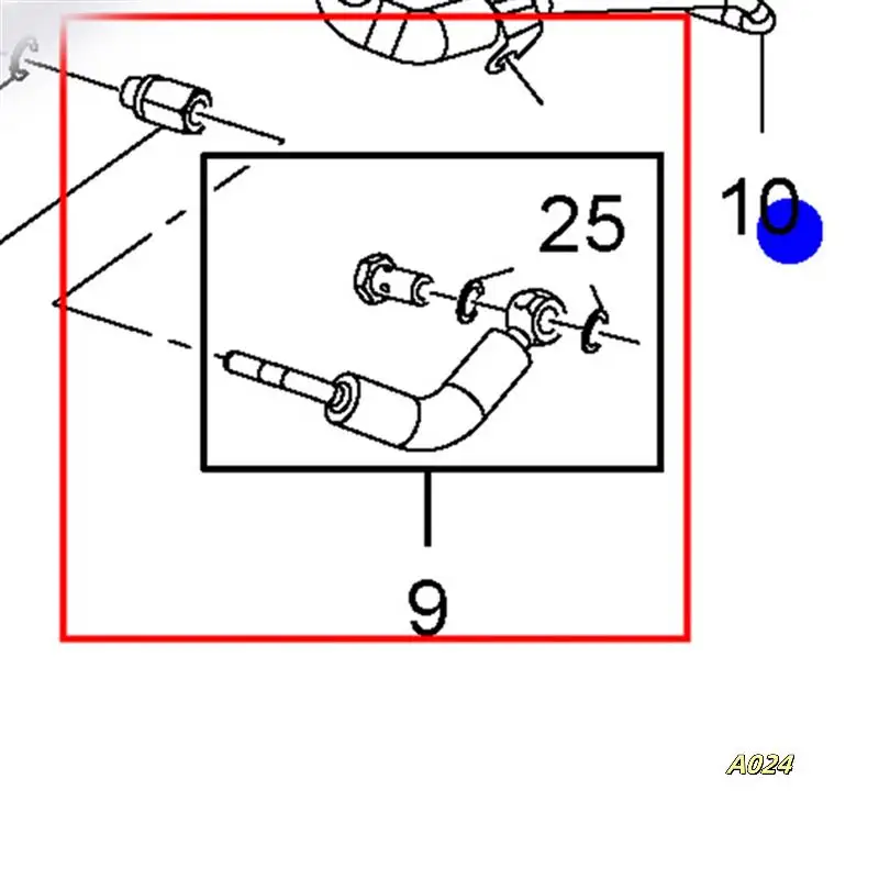 

6X Turbocharger Coolant Line 55568031 For Cruze Sonic For Trax Buick Encore