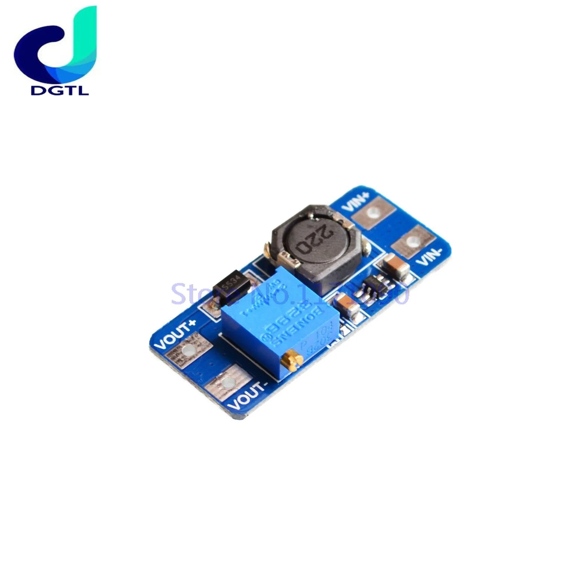 

MT3608 DC-DC Adjustable Boost Module 2A Boost Plate Step Up Module with MICRO USB 2V-24V to 5V 9V 12V 28V