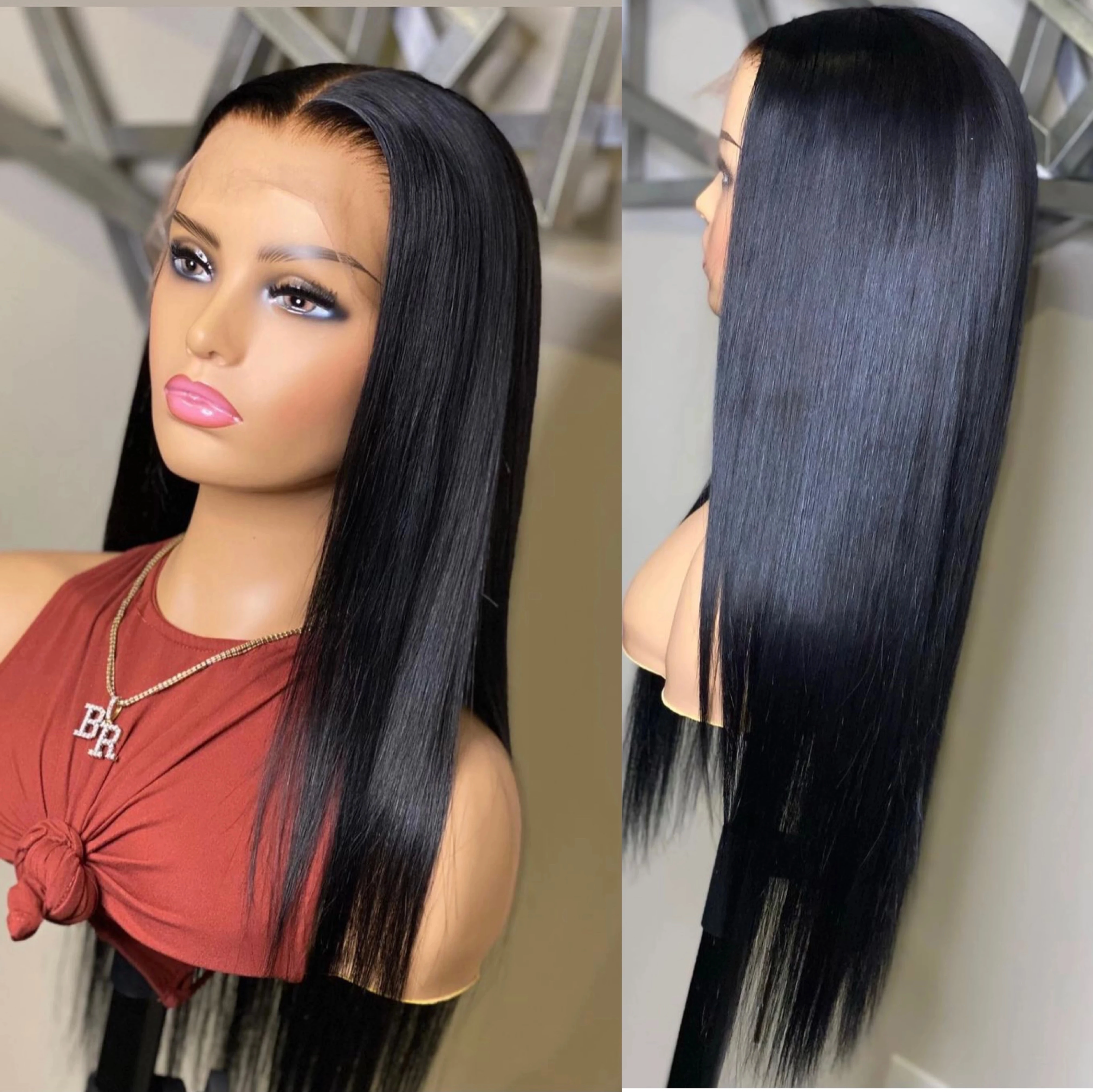 2023 New Silk Base Full Lace Wig Human Hair Pre Plucked Wigs Silky HD Transparent Silk Top Full Lace Wigs Brazilian Wig