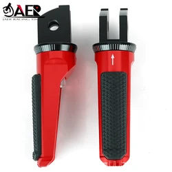 Front Footrests Foot Rests Pegs Pedals Peg for Yamaha XJ6 FZ6 FZ 6 Fazer S2 Niken SCR950 XSR700 /XTRIBUTE XSR900 XJ6 Diversion F