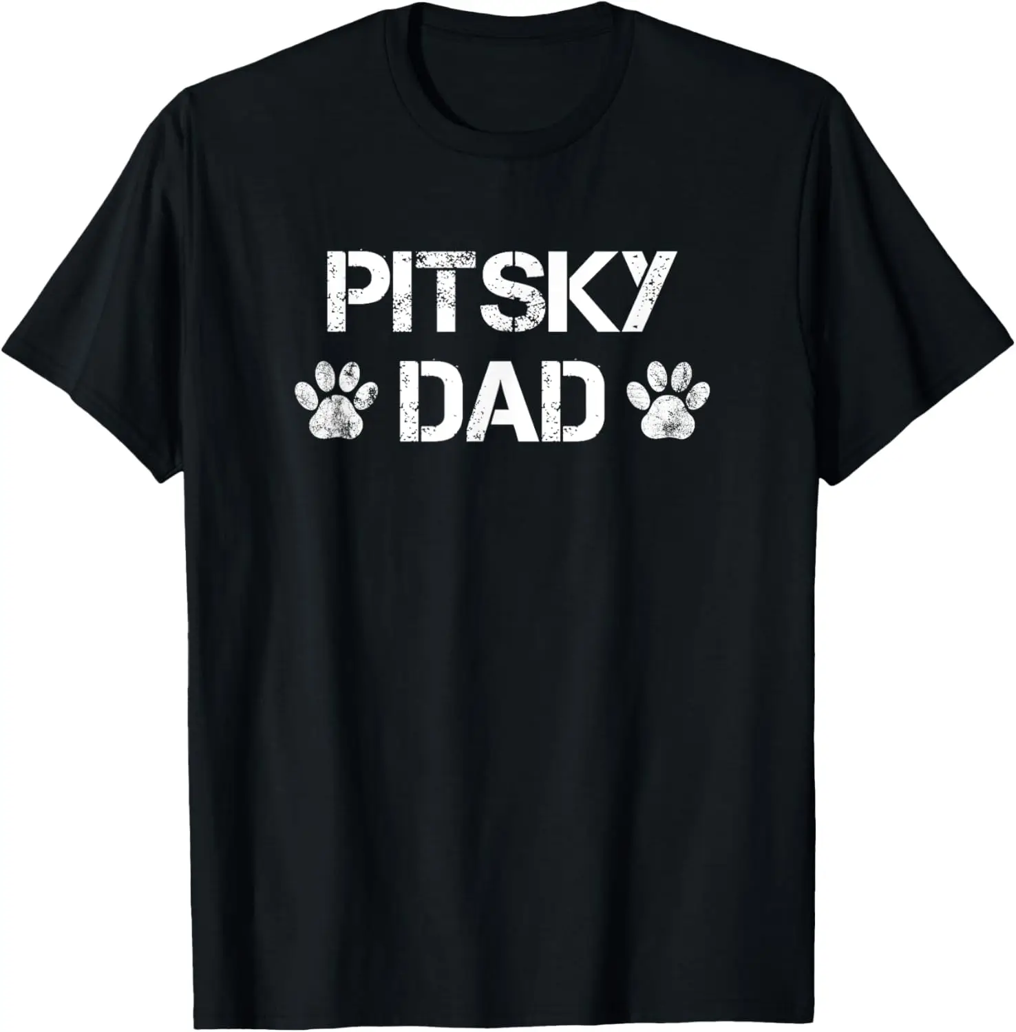 Camiseta con cita de pata de perro Pitsky Dad