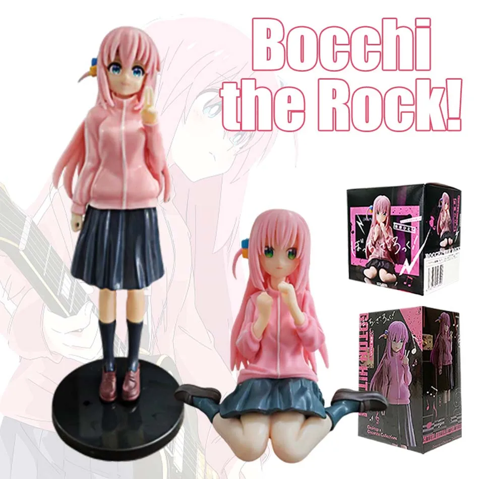 16cm BOCCHI THE ROCK! Figura de Anime de Gotoh Hitori, Figura de Acción de Chica Guitarrista, Decoración de Escritorio, Colección, Modelo, Muñeca, Juguete