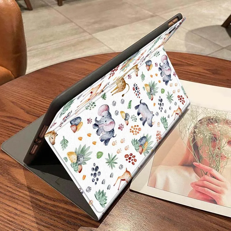 

Elephants Giraffes Cute For Xiaomi Redmi Mi Pad 4 5 6 6s 7 8 SE Pro 2 11 Plus Max 12.4 11 11.2 12.5 8.7 inch Tablet Case
