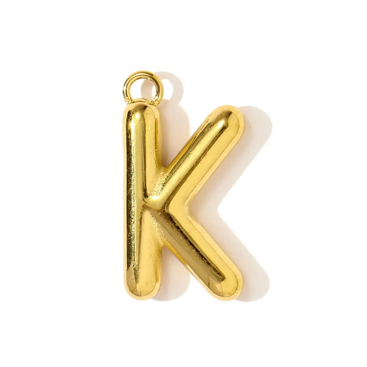 3 قطعة/الوحدة الفولاذ المقاوم للصدأ الأولي الإنجليزية ألفانت قلادة المعلقات رأس المال اسم الرسالة DIY القرط سحر امرأة المجوهرات بالجملة #6