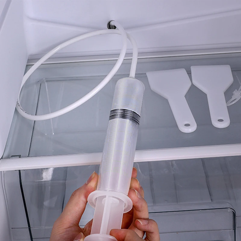 5 pçs/set geladeira dreno buraco entupimento removedor draga ferramentas de limpeza geladeira buraco escova saída água mais limpo para casa limpo