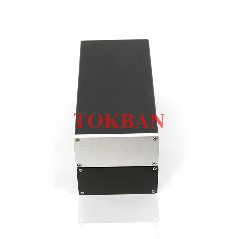 Tokban Audio 1005 102*50*208mm Aluminium Power Supply, Headphone Amplifier Chassis Enclosure DIy Amp Case Shell