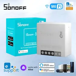 SONOFF MINIR2 Wifi DIY Smart Switch 2 Way Wireless Switch Modules EWeLink APP Remote Control Switches Work Alexa Google Home