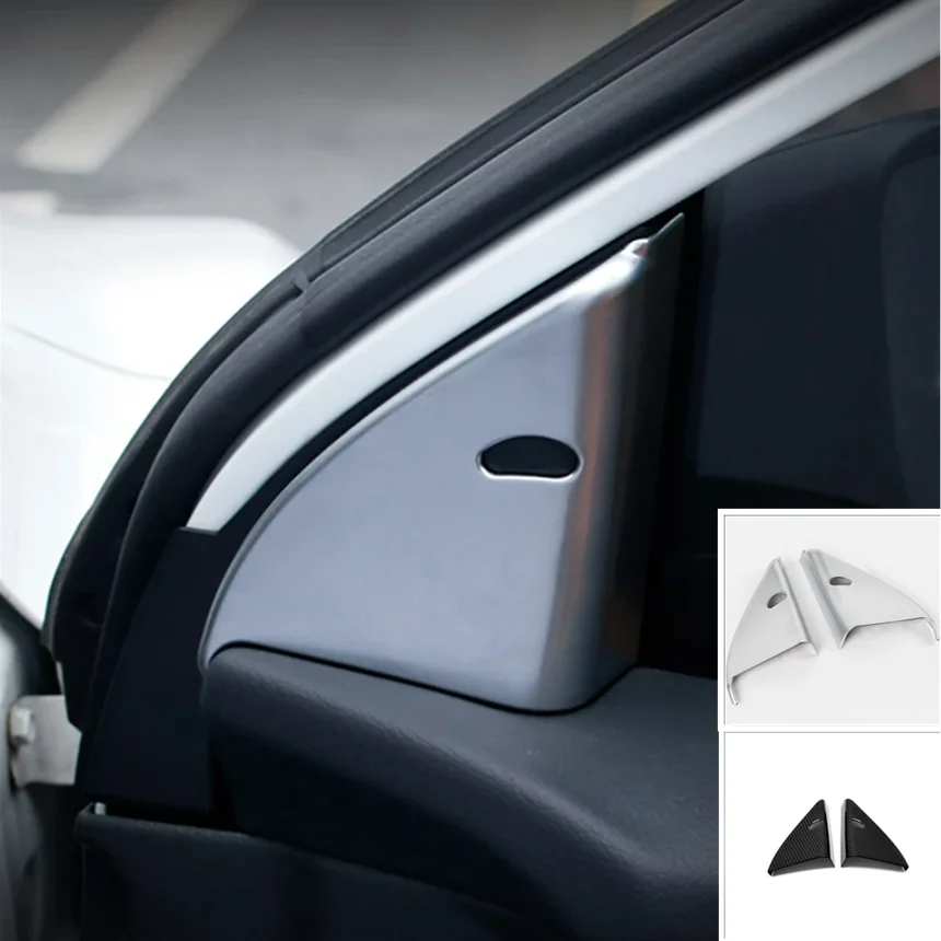 

For Nissan Qashqai J11 2015 2016 2017 2018 Car Styling Front Inner Triangle Speaker Audio Cover Sticker Trim Accessories Matte