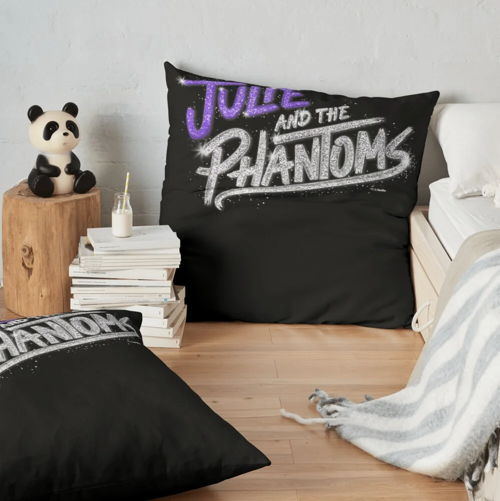 Julie and The Phantoms Stacked Logo Printed Pillowcase Sofa Car Soft Cushion Cover Case Home Decor Accessories