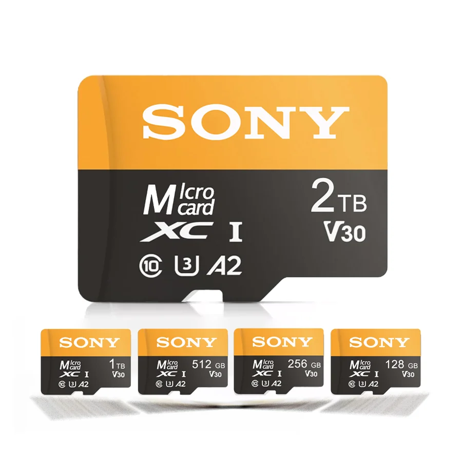 

SONY 2TB High Speed Micro Memory Card TF Flash Drive 128GB 256GB 512GB Mini SD Card for Lenovo Gaming Accessories