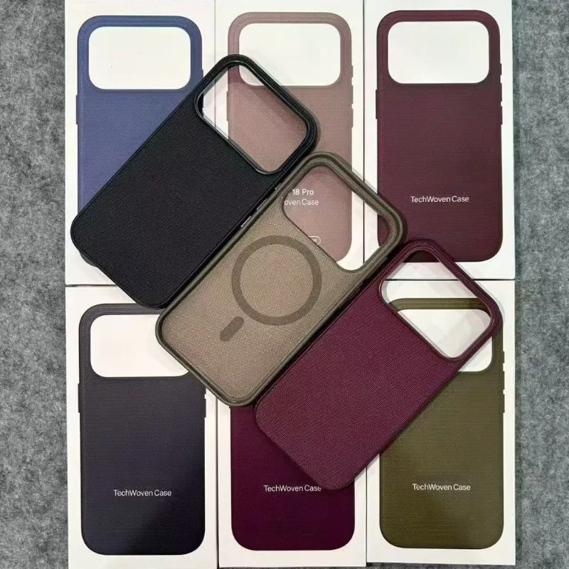 Original TechWoven for Magsafe Magnetic Phone Case for IPhone 18 Pro Max 17Pro Max with Ai Button Animated  Shockproof Cover