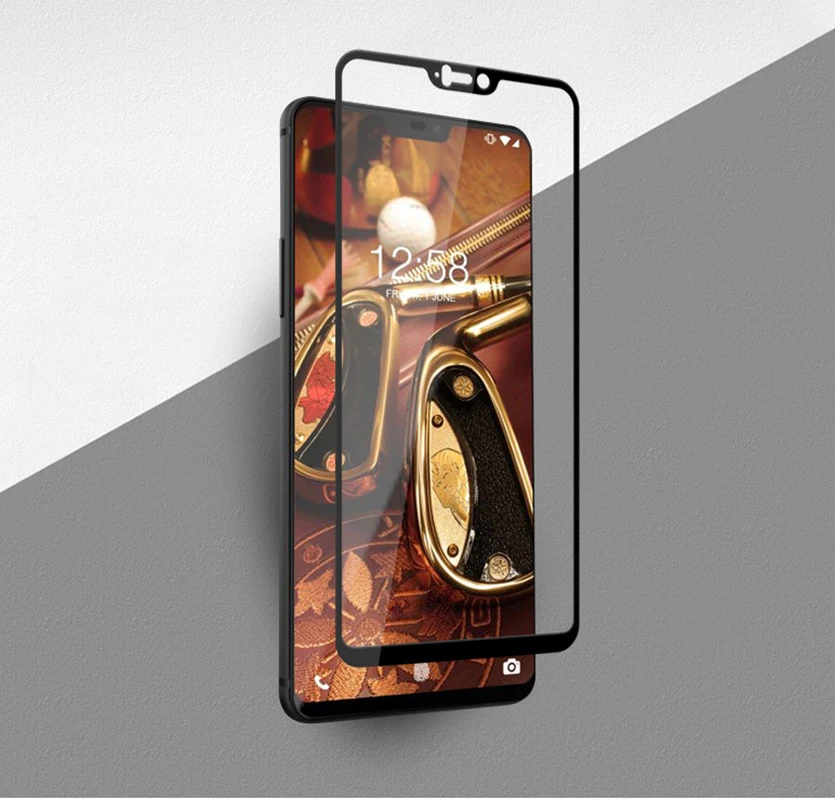 Película de vidro temperado para oneplus 6 a6003, película protetora completa para oneplus6 one plus 6 1 + 6 6.28 ", cobertura total