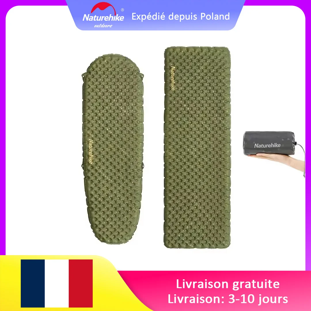 Naturerandonnée matelas pneumatique 3.5 R valeur tapis Camping coussin de couchage extérieur ultraléger matelas gonflable coussin d'air tapis de voyage