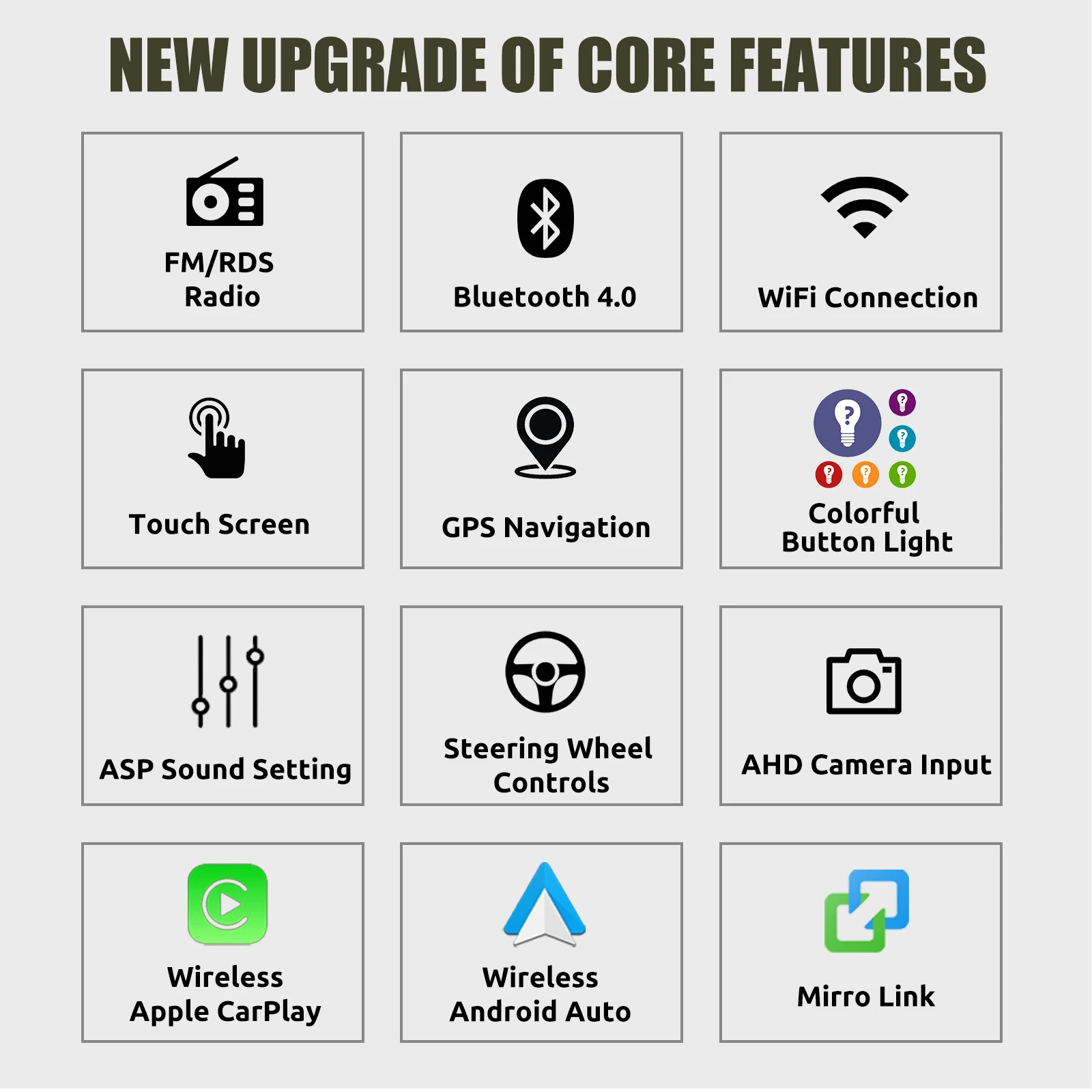 ESSGOO Android 14 Car Radio Wireless Carplay For Volkswagen Passat Skoda Octavia golf 5 6 touran Car Multimedia Player GPS WiFi