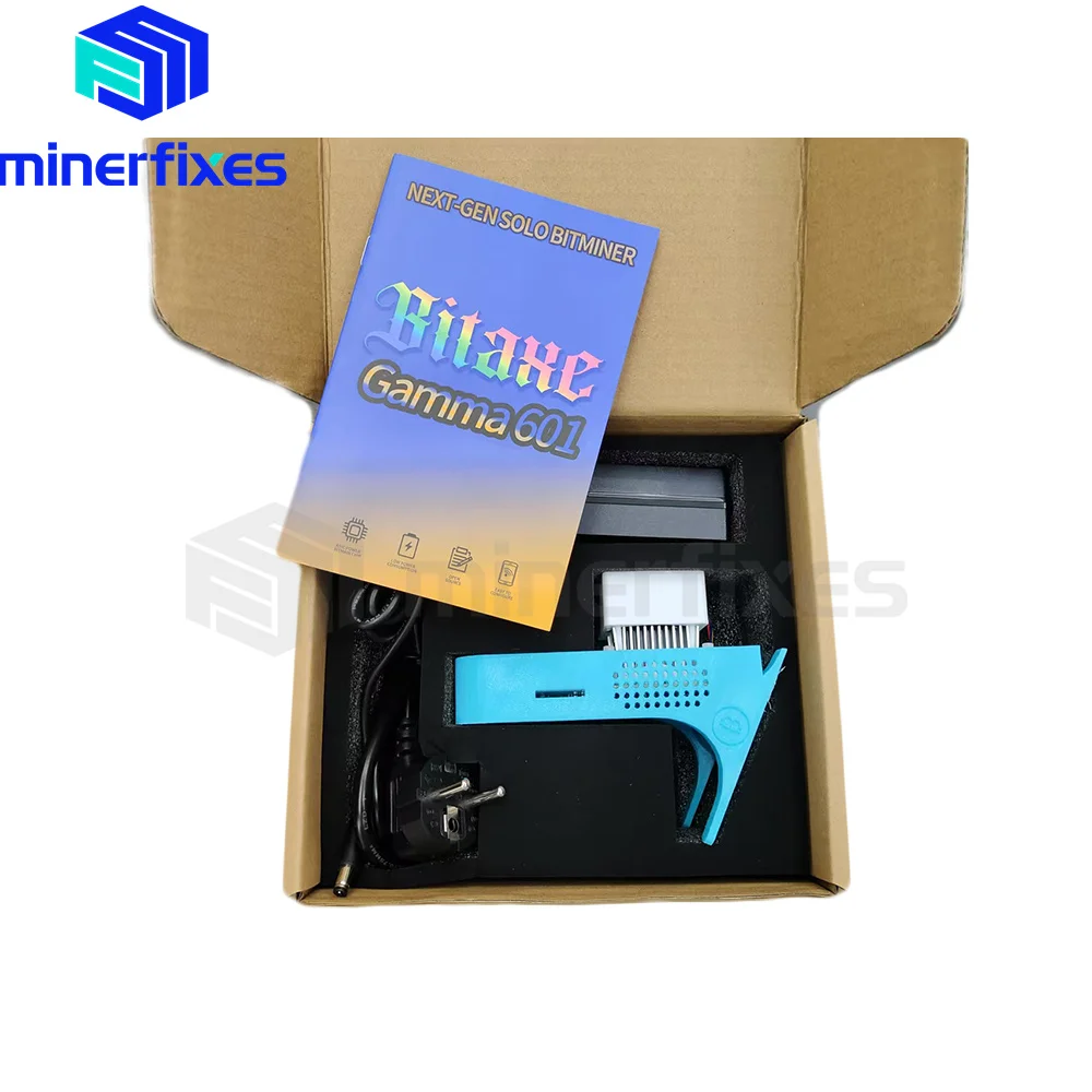 جديد أبيض Bitaxe 601 Gamma 1.2TH/S BM1370 من Antminer S21 Solo Bitcoin عمال مناجم مع الاتحاد الأوروبي PSU Crypto Miner للاستخدام المنزلي عمال المناجم BTC