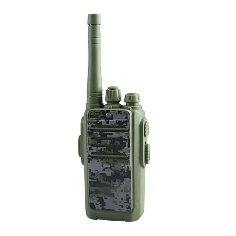 Y88D 2PCS Electric Walkie Talkie Toy para Camuflagem Camuflagem Camuflagem Too Comunicação Handheld Intercom Para aventura
