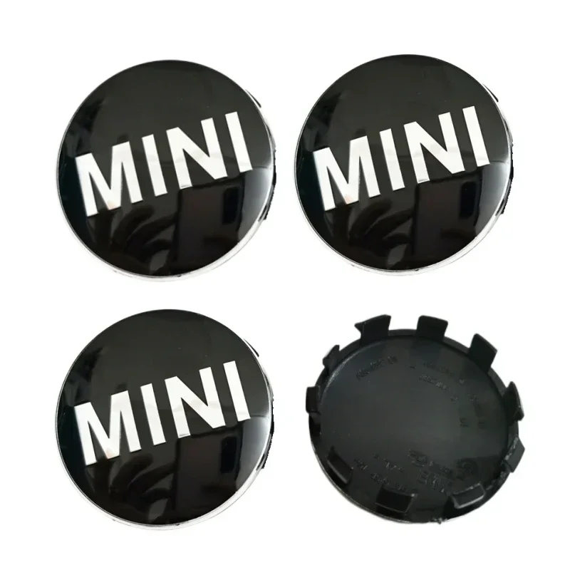 ل MINI Coopers JCW F54 F55 F56 F60 4 قطعة 56 مللي متر تصفيف السيارة عجلة مركز Hup قبعات غطاء إطار السيارات اكسسوارات الديكور الخارجي #5