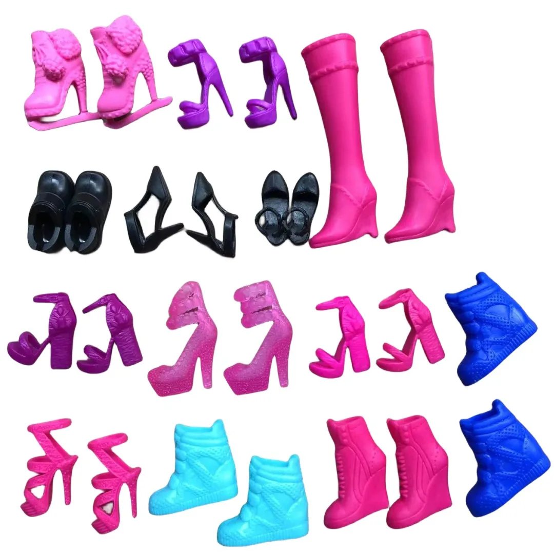 Novelty 1/6 Doll Shoes Boots Sandals Colorful Doll Accessories Original Doll Parts Small Doll Decors Parts