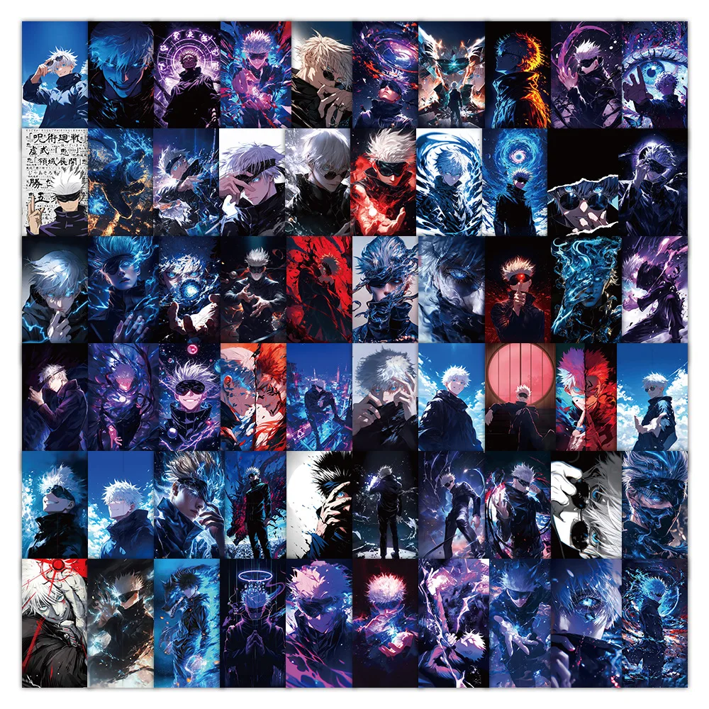 

63pcs Jujutsu Kaisen Poster Graffiti Stickers Waterproof Decals Stickers For Laptop Phone Skateboard Diy Stickers Kids Gift