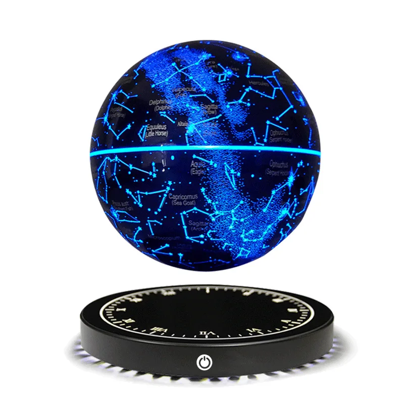 

For 6-Inch Black Technology Magnetic Suspension Starlight Ball Net Red Hot Creative Home Decoration Light Luxury Gift Bedroom