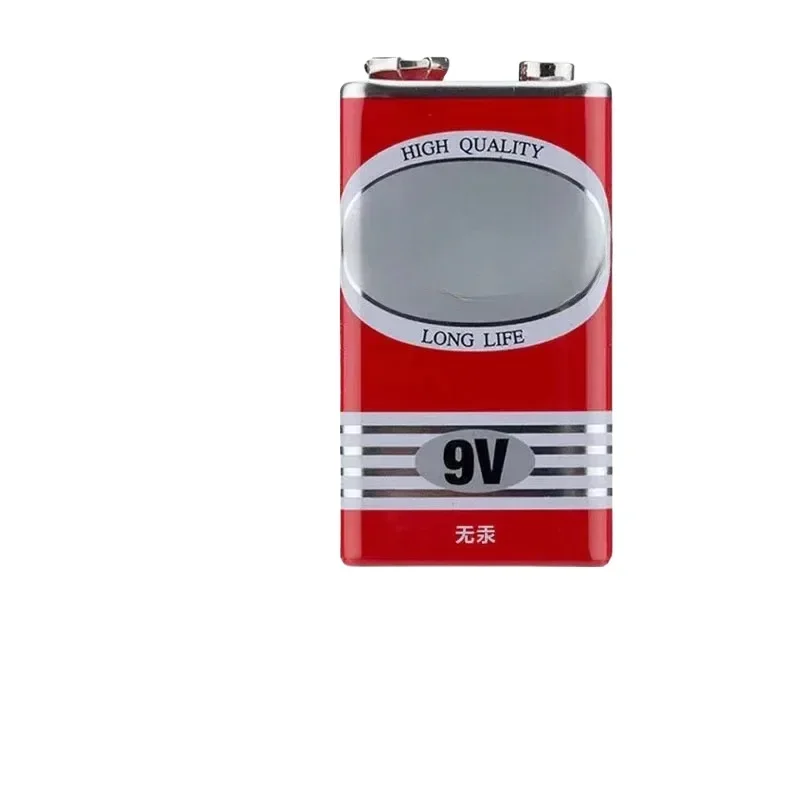 For Alarm Wireless Microphone Mercury Free Long Working Life Alkaline Battery 9V 6F22 10pcs